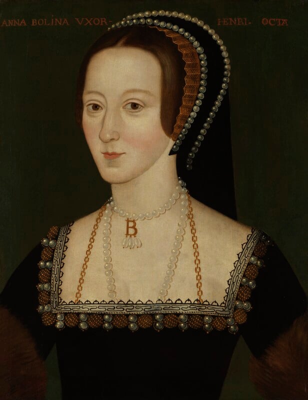 Portrait of Queen Anne Boleyn, second wife of Henry VIII and mother of Elizabeth I